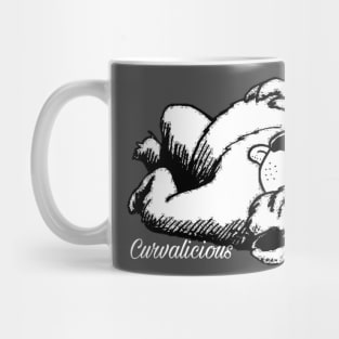 Curvalicious Bear Mug